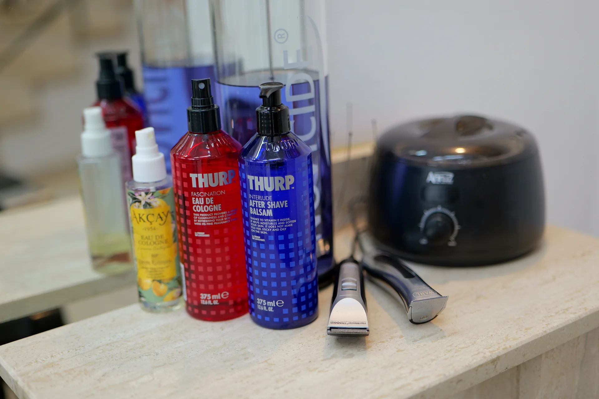 Waschbecken für die Haarbehandlung im Salon